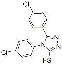 4,5-Bis(4-chlorophenyl)-4H-1,2,4-triazole-3-thiolStructure,31405-28-4Structure 4,5-Bis(4-chlorophenyl)-4H-1,2,4-triazole-3-thiol Structure,31405-28-4Structure