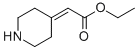 Piperidin-4-ylidene-acetic acid ethyl esterStructure,315203-51-1Structure Piperidin-4-ylidene-acetic acid ethyl ester Structure,315203-51-1Structure