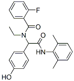 (9ci)-n-(2,6-二甲基苯基)-alpha-[乙基 (2-氟苯甲?；?氨基]-4-羥基苯乙酰胺結構式_316187-34-5結構式