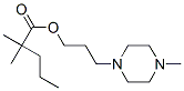 2,2-Dimethylvaleric acid 3-(4-methyl-1-piperazinyl)propyl esterStructure,32041-69-3Structure 2,2-Dimethylvaleric acid 3-(4-methyl-1-piperazinyl)propyl ester Structure,32041-69-3Structure
