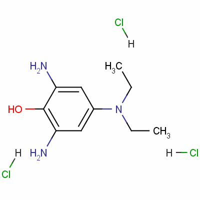 2,6-Diamino-4-(diethylamino)phenol trihydrochlorideStructure,32190-99-1Structure 2,6-Diamino-4-(diethylamino)phenol trihydrochloride Structure,32190-99-1Structure