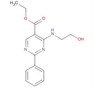 4-(2-羥基-乙基氨基)-2-苯基-嘧啶-5-羧酸乙酯結(jié)構(gòu)式_32515-49-4結(jié)構(gòu)式