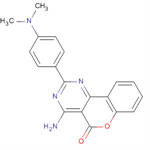 4-氨基-2-[P-(二甲基氨基)苯基]-5H-[1]苯并吡喃并[4,3-D]嘧啶-5-酮結(jié)構(gòu)式_32644-52-3結(jié)構(gòu)式