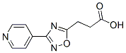 3-(3-Pyridin-4-yl-1,2,4-oxadiazol-5-yl)propanoic acidStructure,328083-96-1Structure 3-(3-Pyridin-4-yl-1,2,4-oxadiazol-5-yl)propanoic acid Structure,328083-96-1Structure