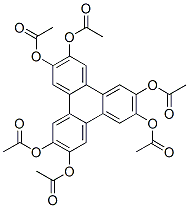 2,3,6,7,10,11-HexaacetoxytriphenyleneStructure,32829-08-6Structure 2,3,6,7,10,11-Hexaacetoxytriphenylene Structure,32829-08-6Structure
