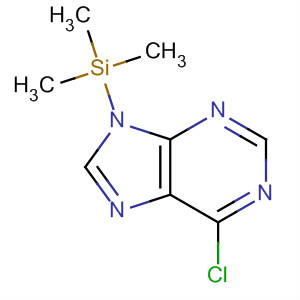 6-Chloro-9-(trimethylsilyl)-9h-purineStructure,32865-86-4Structure 6-Chloro-9-(trimethylsilyl)-9h-purine Structure,32865-86-4Structure