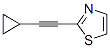 Thiazole, 2-(cyclopropylethynyl)- (9ci)Structure,329204-45-7Structure Thiazole, 2-(cyclopropylethynyl)- (9ci) Structure,329204-45-7Structure