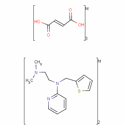 美沙吡林富馬酸鹽結(jié)構(gòu)式_33032-12-1結(jié)構(gòu)式