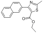 2-Methyl-4-(2-naphthalenyl)-5-thiazolecarboxylic acid ethyl esterStructure,330803-43-5Structure 2-Methyl-4-(2-naphthalenyl)-5-thiazolecarboxylic acid ethyl ester Structure,330803-43-5Structure