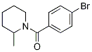(4-Bromophenyl)(2-methylpiperidin-1-yl)methanoneStructure,331256-17-8Structure (4-Bromophenyl)(2-methylpiperidin-1-yl)methanone Structure,331256-17-8Structure