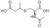 N-acetyl-s-(3-carboxy-1-methylpropyl)-l-cysteineStructure,33164-65-7Structure N-acetyl-s-(3-carboxy-1-methylpropyl)-l-cysteine Structure,33164-65-7Structure