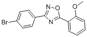 3-(4-Bromophenyl)-5-(2-methoxyphenyl)-1,2,4-oxadiazoleStructure,331989-19-6Structure 3-(4-Bromophenyl)-5-(2-methoxyphenyl)-1,2,4-oxadiazole Structure,331989-19-6Structure