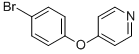 Pyridine, 4-(4-bromophenoxy)-Structure,33349-54-1Structure Pyridine, 4-(4-bromophenoxy)- Structure,33349-54-1Structure