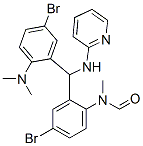 N-(4-溴-2-[(5-溴-2-二甲基氨基-苯基)-(吡啶-2-基氨基)-甲基]-苯基)-N-甲基-甲酰胺結(jié)構式_333725-85-2結(jié)構式