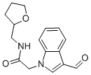 2-(3-甲?；?吲哚-1-基)-n-(四氫-呋喃-2-甲基)-乙酰胺結(jié)構(gòu)式_333750-65-5結(jié)構(gòu)式