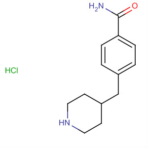 Benzamide, 4-(4-piperidinylmethyl)-, hydrochlorideStructure,333795-11-2Structure Benzamide, 4-(4-piperidinylmethyl)-, hydrochloride Structure,333795-11-2Structure