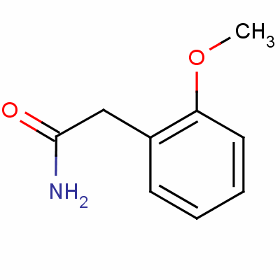 2-(2-甲氧基苯基)-乙酰胺結(jié)構(gòu)式_33390-80-6結(jié)構(gòu)式