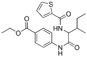 Benzoic acid, 4-[[3-methyl-1-oxo-2-[(2-thienylcarbonyl)amino]pentyl]amino]-, ethyl ester (9ci) Structure,334830-28-3Structure