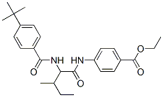 Benzoic acid, 4-[[2-[[4-(1,1-dimethylethyl)benzoyl]amino]-3-methyl-1-oxopentyl]amino]-, ethyl ester (9ci) Structure,334830-38-5Structure