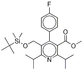 Methyl 5-(tert-butyldimethylsilyloxymethyl-2,6-diisopropyl-4-(4-fluorophenyl)-pyridine-3-carboxylate Structure,334933-44-7Structure