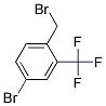 4-Bromo-1-(bromomethyl)-2-(trifluoromethyl)benzeneStructure,335013-18-8Structure 4-Bromo-1-(bromomethyl)-2-(trifluoromethyl)benzene Structure,335013-18-8Structure