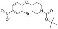 T-butyl 4-(2-bromo-4-nitrophenoxy)piperidine-1-carboxylateStructure,337520-16-8Structure T-butyl 4-(2-bromo-4-nitrophenoxy)piperidine-1-carboxylate Structure,337520-16-8Structure