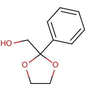 2-苯基-1,3-二氧戊環(huán)-2-甲醇結(jié)構(gòu)式_33868-51-8結(jié)構(gòu)式