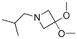 Azetidine,3,3-dimethoxy-1-(2-methylpropyl)-(9ci)Structure,341978-92-5Structure Azetidine,3,3-dimethoxy-1-(2-methylpropyl)-(9ci) Structure,341978-92-5Structure
