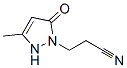 1H-pyrazole-1-propanenitrile,2,5-dihydro-3-methyl-5-oxo-(9ci)Structure,342402-64-6Structure 1H-pyrazole-1-propanenitrile,2,5-dihydro-3-methyl-5-oxo-(9ci) Structure,342402-64-6Structure