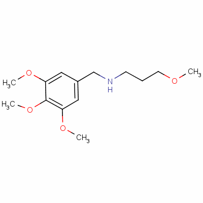 N-(3-methoxypropyl)-3,4,5-trimethoxybenzylamineStructure,34274-04-9Structure N-(3-methoxypropyl)-3,4,5-trimethoxybenzylamine Structure,34274-04-9Structure