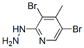 3,5-Dibromo-2-hydrazino-4-methylpyridineStructure,3430-30-6Structure 3,5-Dibromo-2-hydrazino-4-methylpyridine Structure,3430-30-6Structure