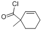 2-Cyclohexene-1-carbonyl chloride,1-methyl-(9ci)Structure,343269-60-3Structure 2-Cyclohexene-1-carbonyl chloride,1-methyl-(9ci) Structure,343269-60-3Structure