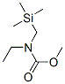 Carbamic acid, ethyl[(trimethylsilyl)methyl]-, methyl ester (9ci) Structure,343271-30-7Structure