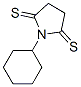 2,5-Pyrrolidinedithione,1-cyclohexyl-Structure,343791-74-2Structure 2,5-Pyrrolidinedithione,1-cyclohexyl- Structure,343791-74-2Structure