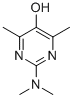 2-(Dimethylamino)-4,6-dimethylpyrimidin-5-olStructure,345642-90-2Structure 2-(Dimethylamino)-4,6-dimethylpyrimidin-5-ol Structure,345642-90-2Structure