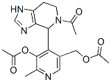 (9ci)-5-乙?；?4-[3-(乙酰基氧基)-5-[(乙?；趸?甲基]-2-甲基-4-吡啶]-4,5,6,7-四氫-1H-咪唑并[4,5-c]吡啶結(jié)構(gòu)式_34594-38-2結(jié)構(gòu)式