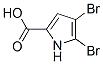 4,5-Dibromo-1H-pyrrole-2-carboxylic acidStructure,34649-21-3Structure 4,5-Dibromo-1H-pyrrole-2-carboxylic acid Structure,34649-21-3Structure