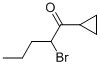 2-Bromo-1-cyclopropylpentan-1-oneStructure,34650-67-4Structure 2-Bromo-1-cyclopropylpentan-1-one Structure,34650-67-4Structure