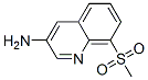 8-(甲基磺?；?-3-喹啉胺結(jié)構(gòu)式_347146-20-7結(jié)構(gòu)式