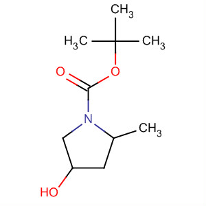 (2R,4s)-4-羥基-2-甲基-吡咯烷-1-羧酸叔丁酯結(jié)構(gòu)式_348165-62-8結(jié)構(gòu)式