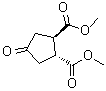 (1R,2R)-4-氧代-環(huán)戊烷-1,2-二羧酸二甲酯結(jié)構(gòu)式_35079-19-7結(jié)構(gòu)式