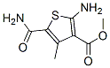 Methyl 2-amino-5-(aminocarbonyl)-4-methylthiophene-3-carboxylateStructure,350996-94-0Structure Methyl 2-amino-5-(aminocarbonyl)-4-methylthiophene-3-carboxylate Structure,350996-94-0Structure