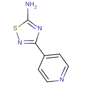 3-(4-吡啶)-1,2,4-噻二唑-5-胺結(jié)構(gòu)式_35115-35-6結(jié)構(gòu)式