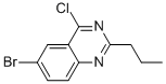 6-Bromo-4-chloro-2-propyl-quinazolineStructure,351426-10-3Structure 6-Bromo-4-chloro-2-propyl-quinazoline Structure,351426-10-3Structure