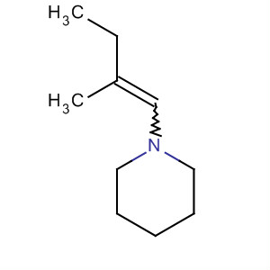 1-(2-甲基-1-丁烯)哌啶結(jié)構(gòu)式_35155-43-2結(jié)構(gòu)式