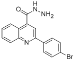 2-(4-Bromophenyl)quinoline-4-carboxylic acidhydrazideStructure,351899-02-0Structure 2-(4-Bromophenyl)quinoline-4-carboxylic acidhydrazide Structure,351899-02-0Structure