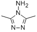 4-Amino-3,5-dimethyl-1,2,4-triazoleStructure,3530-15-2Structure 4-Amino-3,5-dimethyl-1,2,4-triazole Structure,3530-15-2Structure