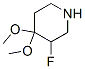(9CI)-3-氟-4,4-二甲氧基-哌啶結(jié)構(gòu)式_355006-64-3結(jié)構(gòu)式