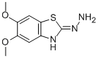 2-Hydrazino-5,6-dimethoxy-1,3-benzothiazoleStructure,356062-93-6Structure 2-Hydrazino-5,6-dimethoxy-1,3-benzothiazole Structure,356062-93-6Structure