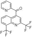 (2,8-雙(三氟甲基)喹啉-4-基)(吡啶-2-基)甲酮結構式_35853-55-5結構式